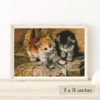 Kittens and Bows Cross Stitch Kit Online Hot Sale