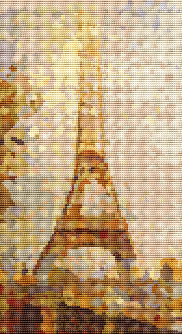 Eiffel Tower Cross Stitch Kit For Discount