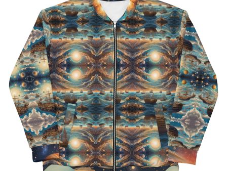 ‘Urban Constellations’ Unisex Bomber Jacket For Discount